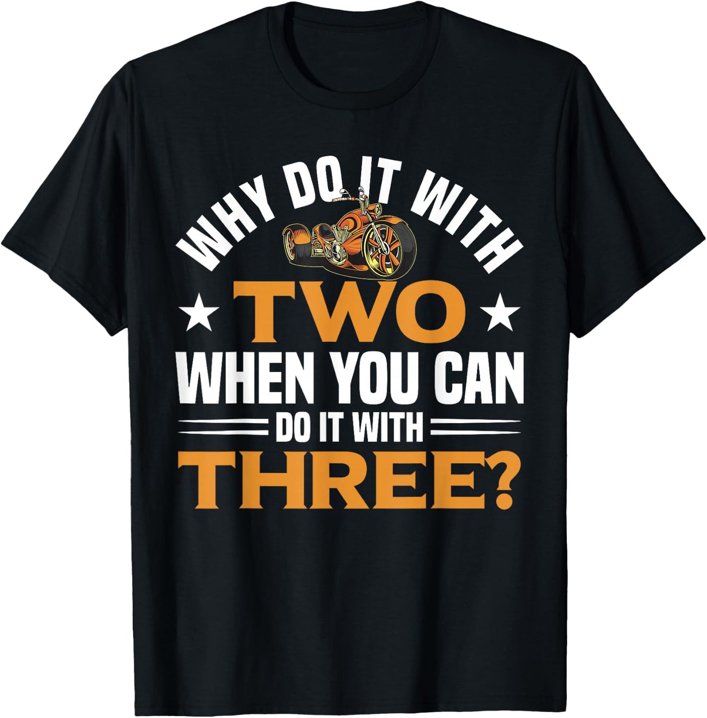 Motortrike for Adults Trike Motorcycle Accessories Triker T-Shirt - T-Shirt | Black
