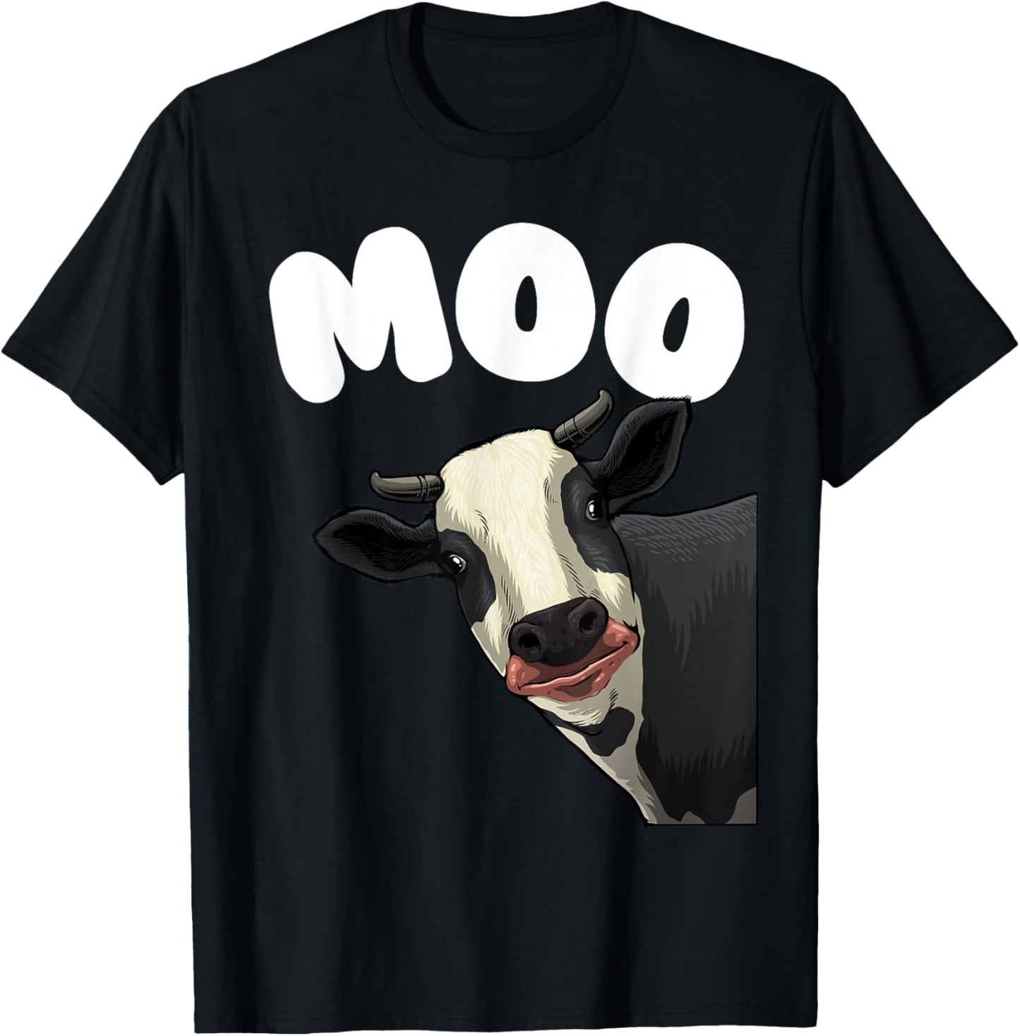 Cool Cow Women Moo Cow Farmer Herd Cows Cattle Lover T-Shirt - T-Shirt | Black
