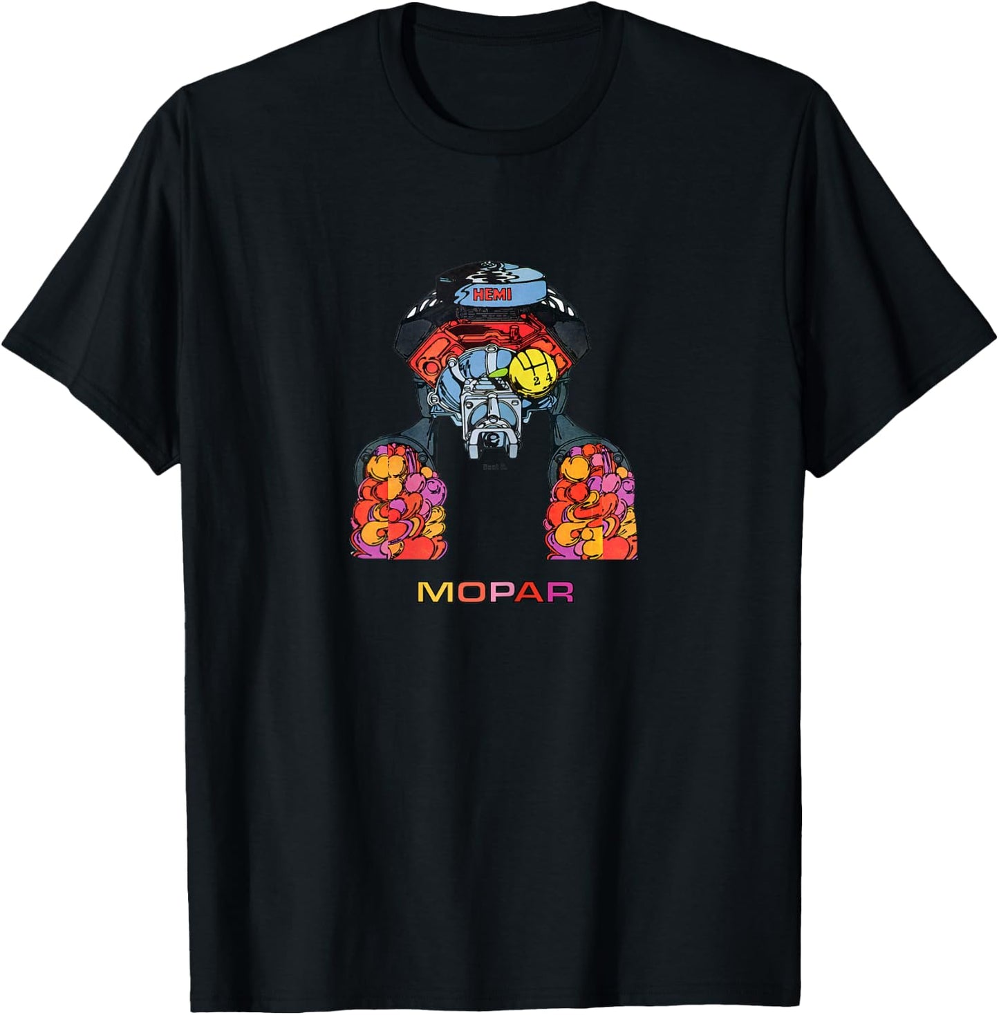 Mopar 426 Hemi Design T-Shirt - T-Shirt | Black