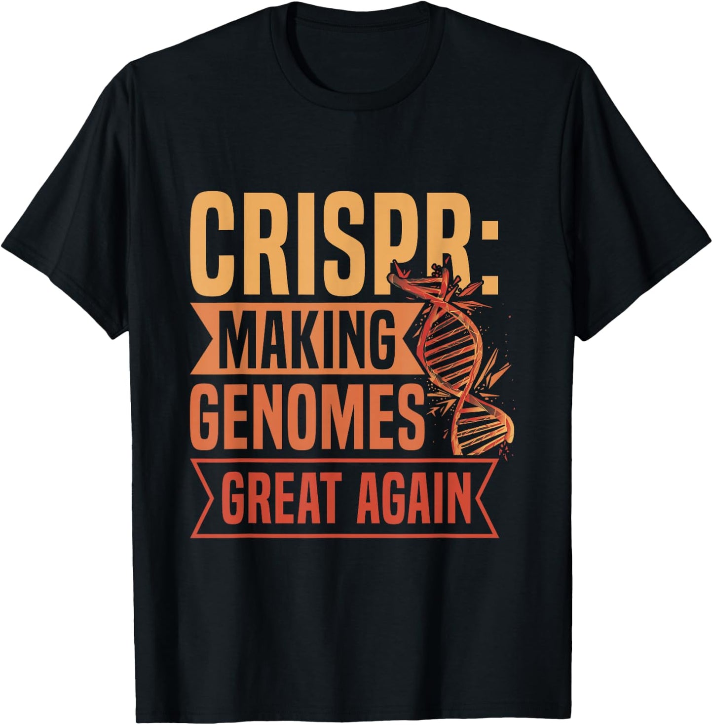 Genetic Engineering Crispr Design for a Crispr supporter T-Shirt - T-Shirt | Black