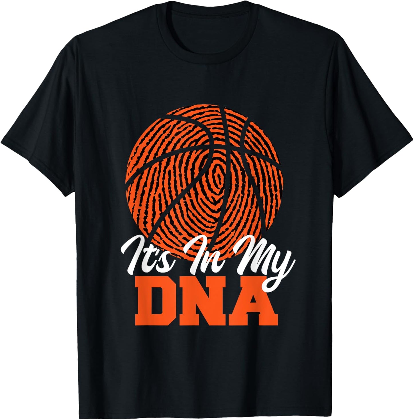It's in My DNA - Basketball Player Ball Game Trainer T-Shirt - T-Shirt | Black