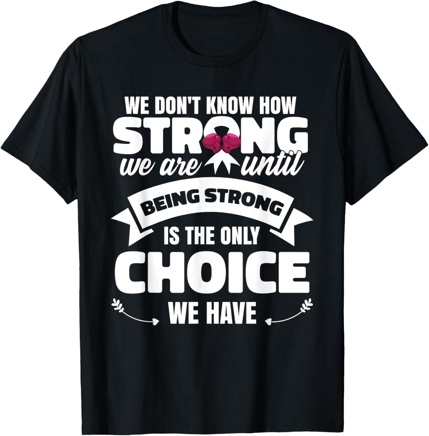 Women Lung Cancer Awareness T-Shirt - T-Shirt | Black