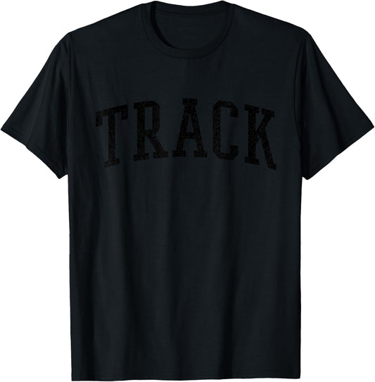 Vintage Track and Field T-Shirt - T-Shirt | Black