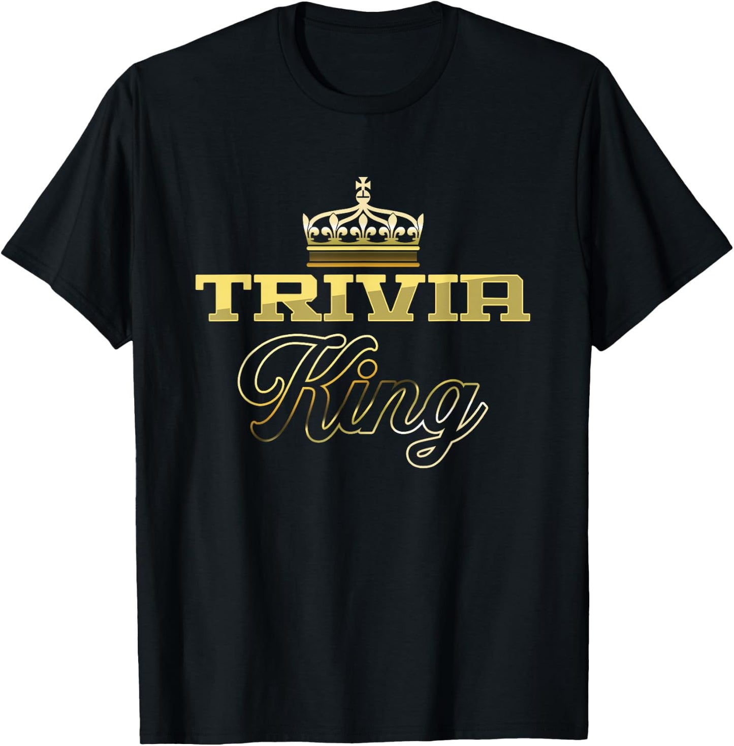 Trivia King | Pub Quiz Game | Trivia Night T-Shirt - T-Shirt | Black