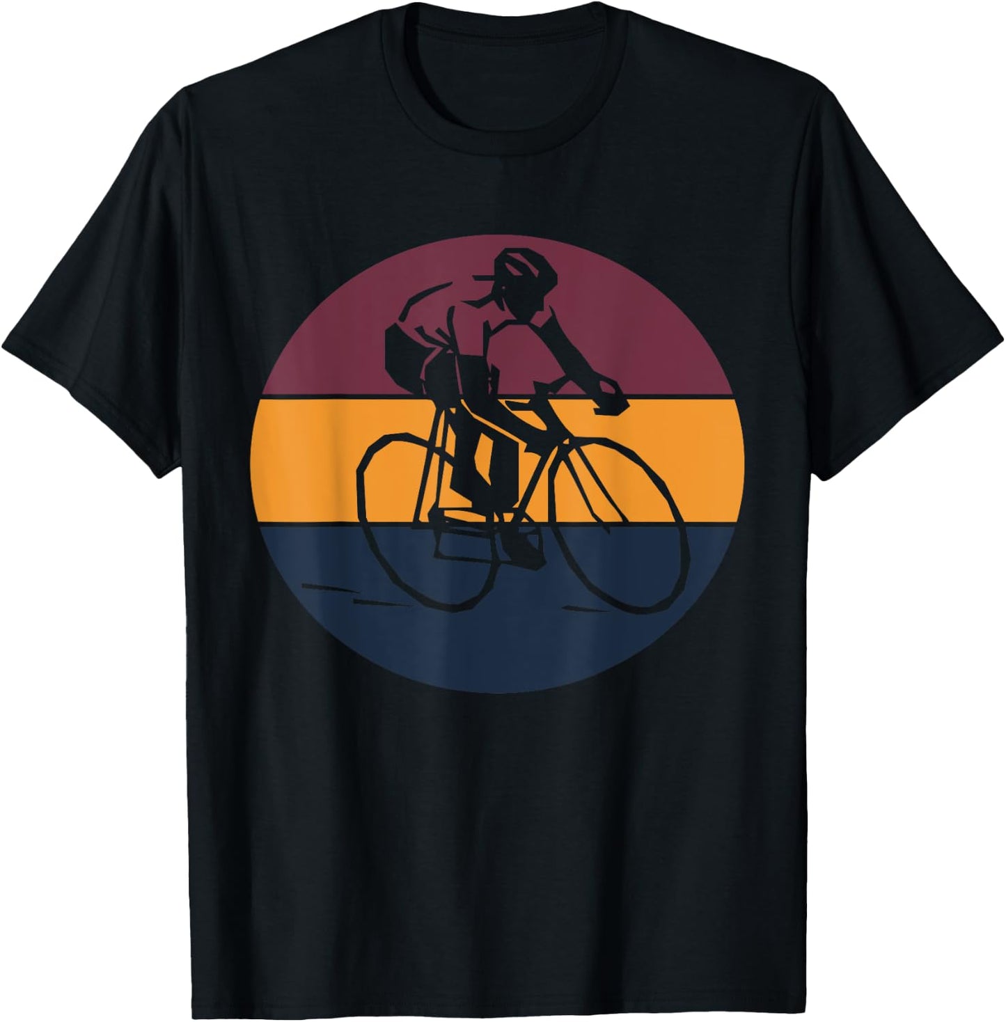 Vintage Cycling Funny Classic Bicycle Bicycling Lover Outfit T-Shirt - T-Shirt | Black