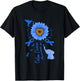 Sunflower Hummingbird Elephant Colon Cancer Awareness T-Shirt - T-Shirt | Black