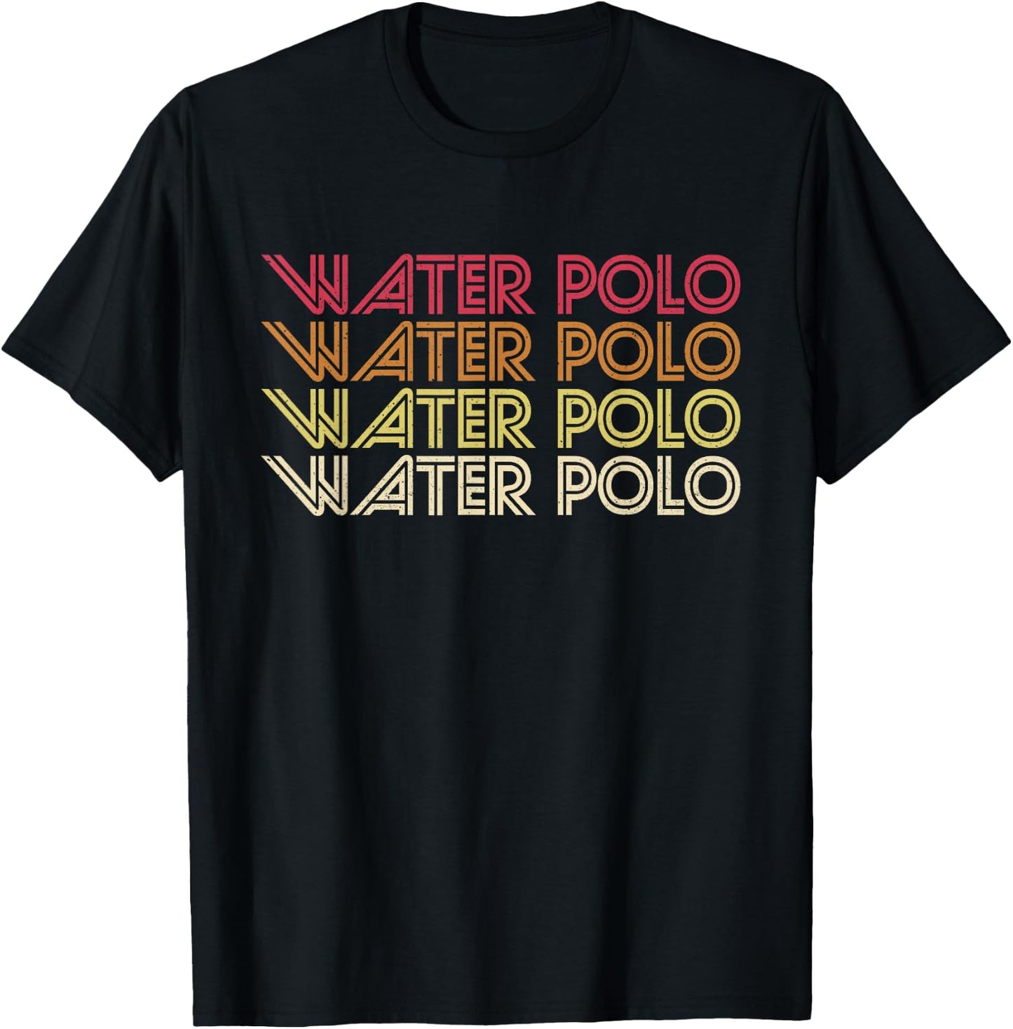 Retro Waterpolo Vintage Water Polo T-Shirt - T-Shirt | Black