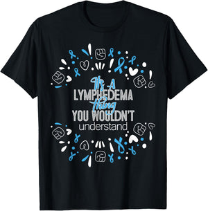 It's a Lymphedema Awareness Supporter Ribbon T-Shirt - T-Shirt | Black