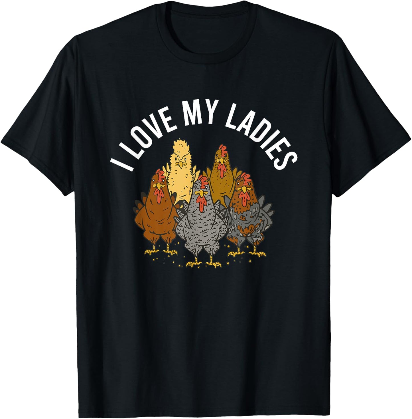 Chickens Chicken Vintage Chicken Sayings T-Shirt - T-Shirt | Black
