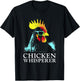 Chicken Whisperer - Vintage Funny Chicken Lover Farmer T-Shirt - T-Shirt | Black