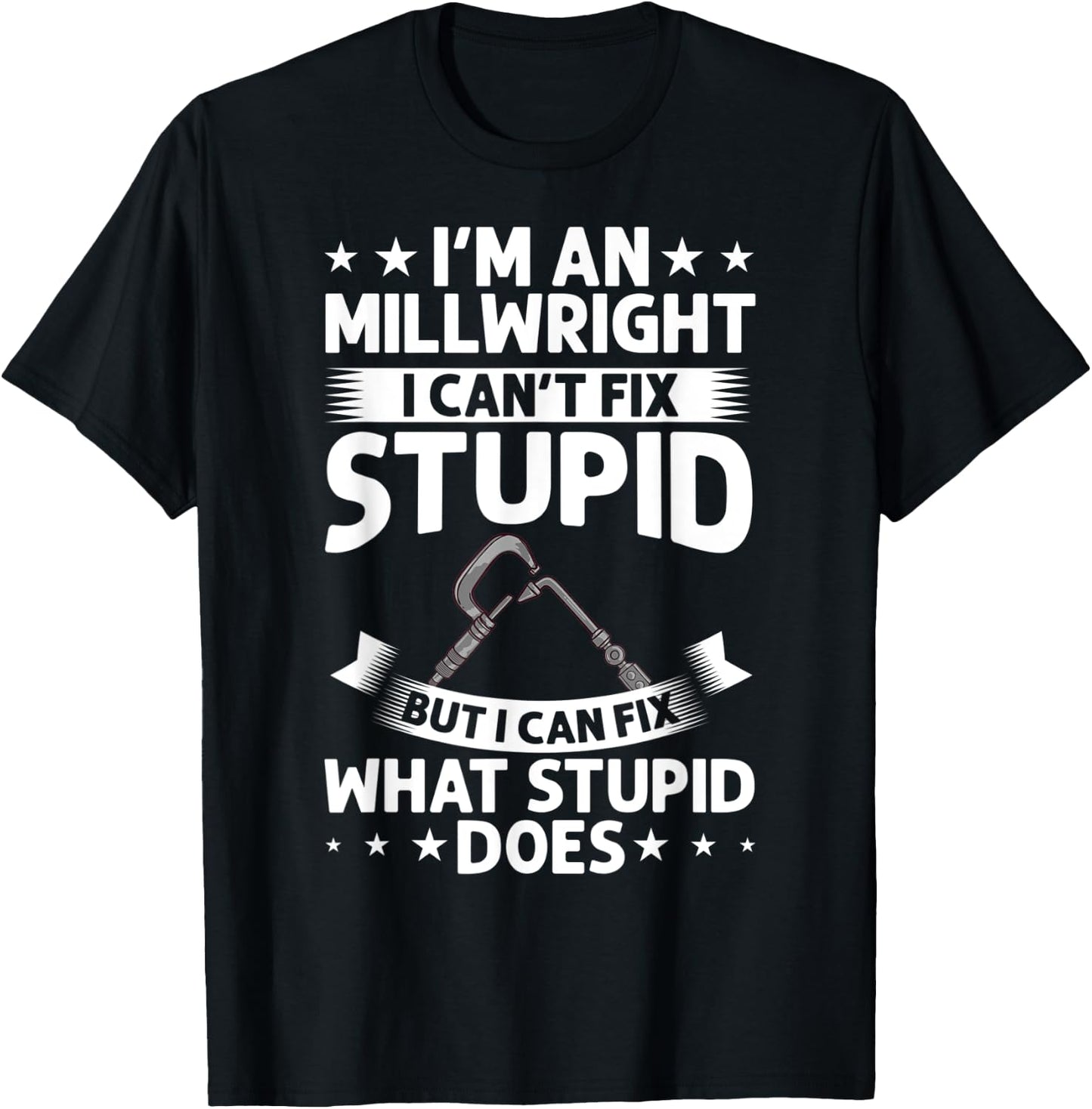 Millwright Training Industrial Mechanic Welding Tools T-Shirt - T-Shirt | Black