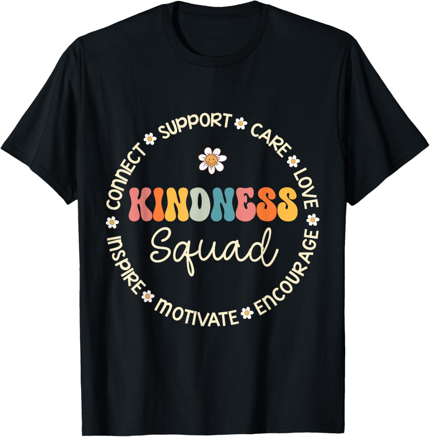 Kindness Squad Appreciation Week Back to School T-Shirt - T-Shirt | Black