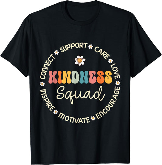 Kindness Squad Appreciation Week Back to School T-Shirt - T-Shirt | Black
