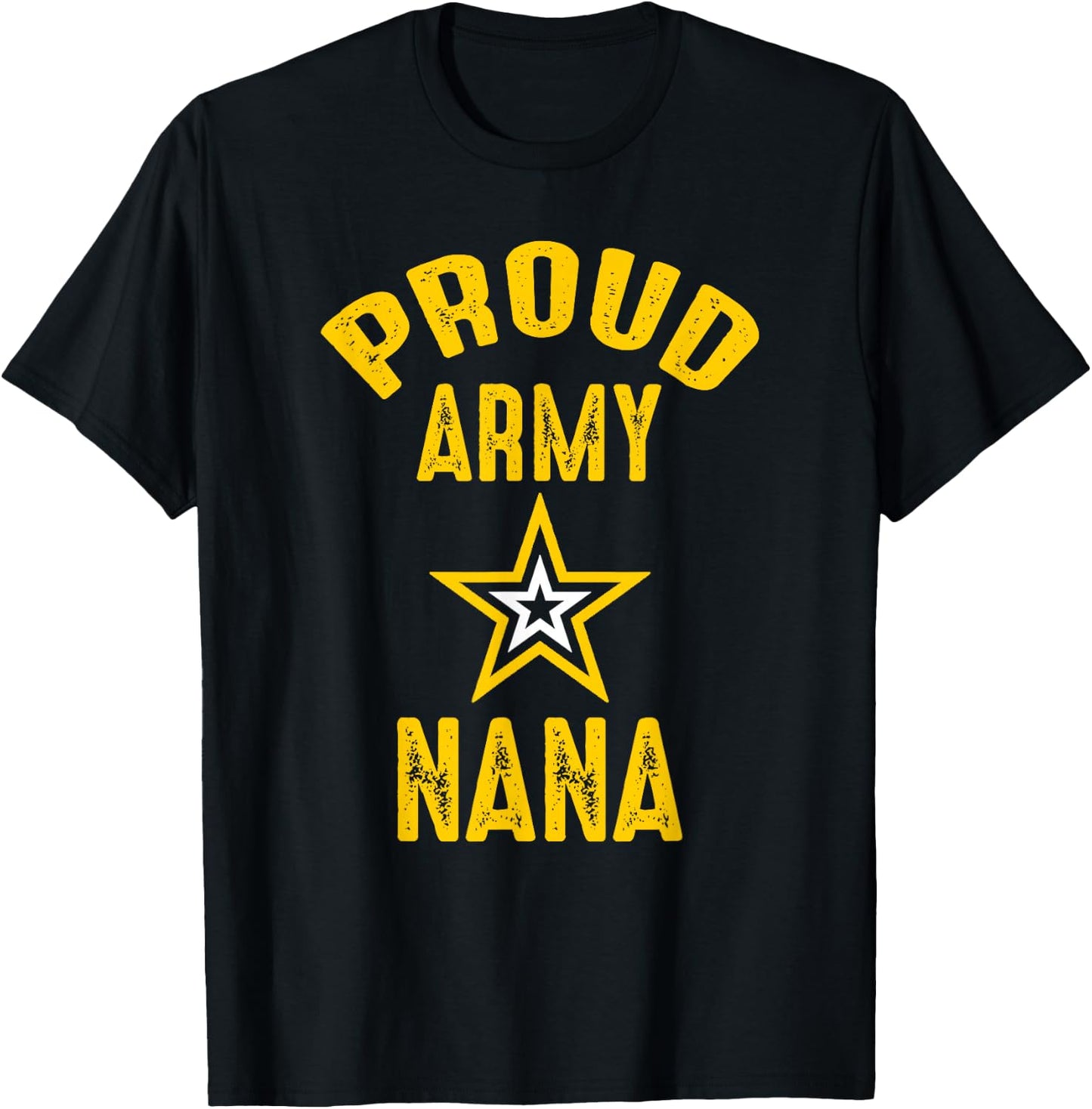 Vintage Proud Army NANA Veterans Family Reunion Match T-Shirt - T-Shirt | Black