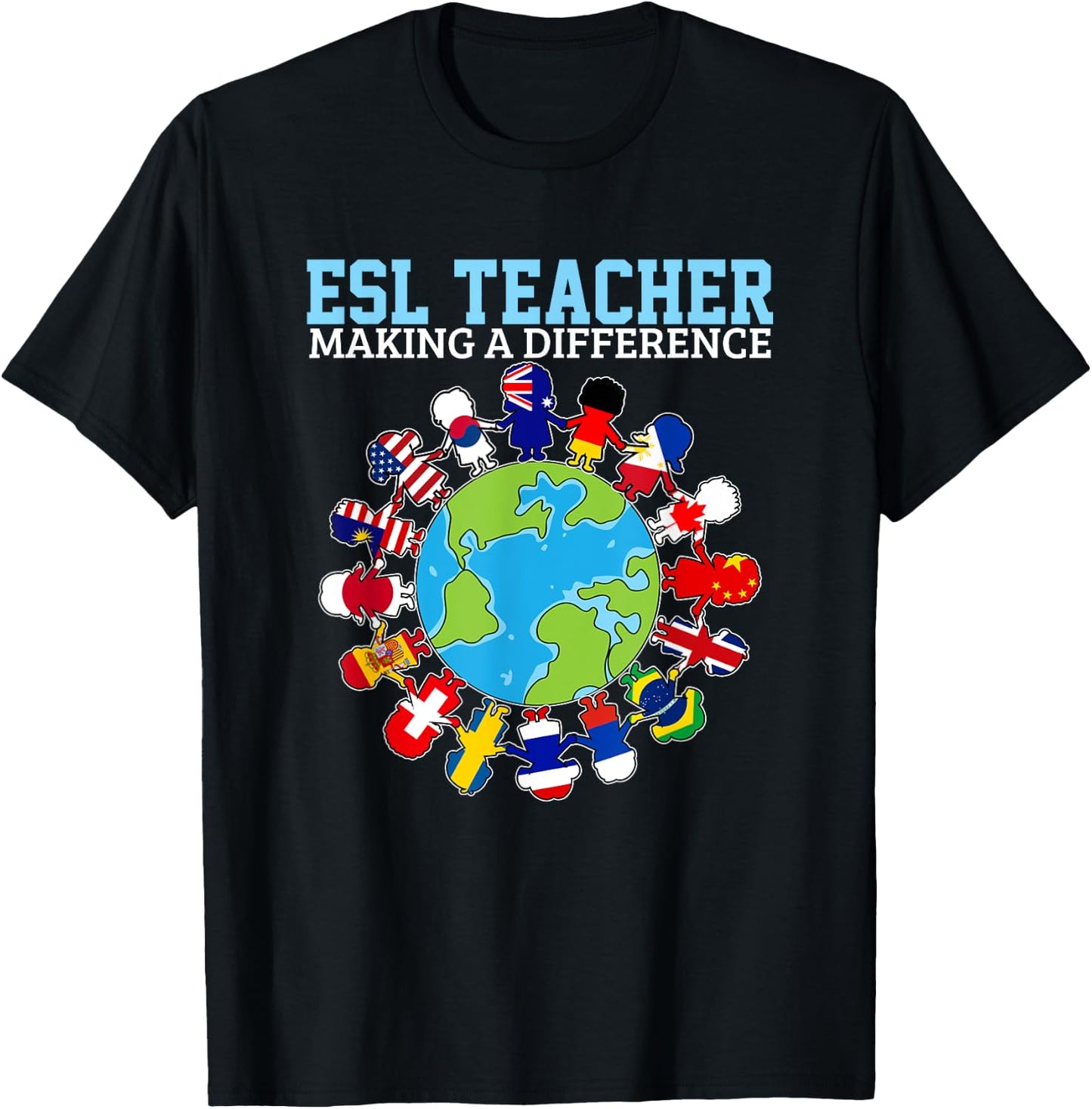 ESL Teachers Making A Difference For Virtual Teacher Tutor Women T-Shirt - T-Shirt | Black