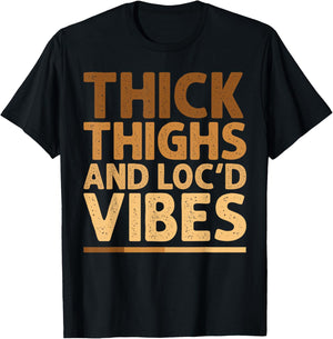 Cool Locs Melanin Art Girls African Dreadlock Locd T-Shirt - T-Shirt | Black