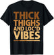 Cool Locs Melanin Art Girls African Dreadlock Locd T-Shirt - T-Shirt | Black