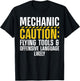 Cool Mechanic Drag Race Automobile Garage Enthusiast T-Shirt - T-Shirt | Black