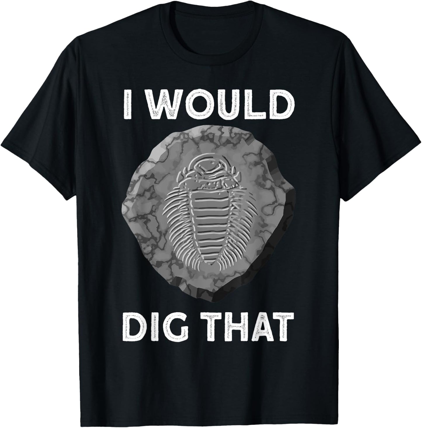 Trilobite Fossil fossil hunting T-Shirt - T-Shirt | Black