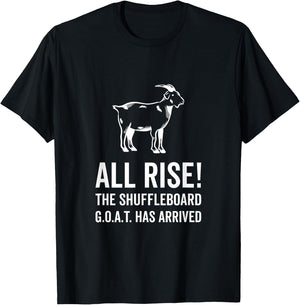GOAT Shuffleboard Champion T-Shirt - T-Shirt | Black