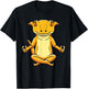 Funny Yoga Crested Gecko Meditating Lizard Reptile T-Shirt - T-Shirt | Black