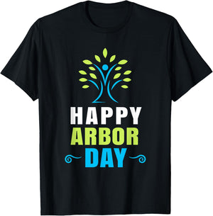 Plant Trees Tree Arbor Day Shirts Earth Day Arbor Day T-Shirt - T-Shirt | Black
