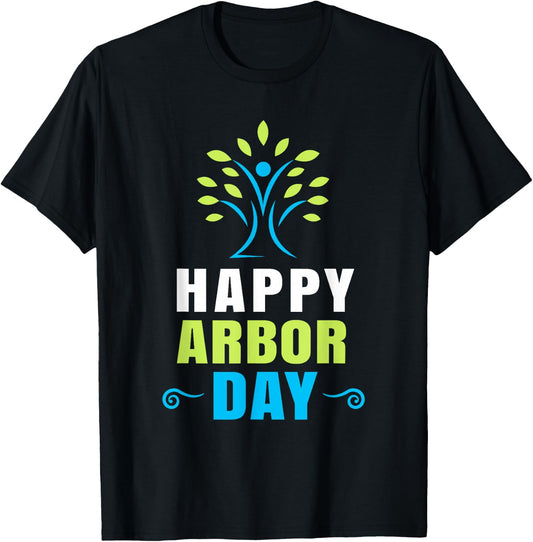 Plant Trees Tree Arbor Day Shirts Earth Day Arbor Day T-Shirt - T-Shirt | Black