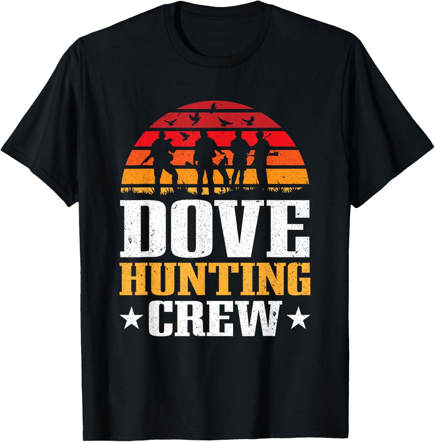 Dove Hunter Dove Hunting Crew Men Dove Hunting T-Shirt - T-Shirt | Black