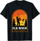 Elk River West Virginia Fishing T-Shirt - T-Shirt | Black