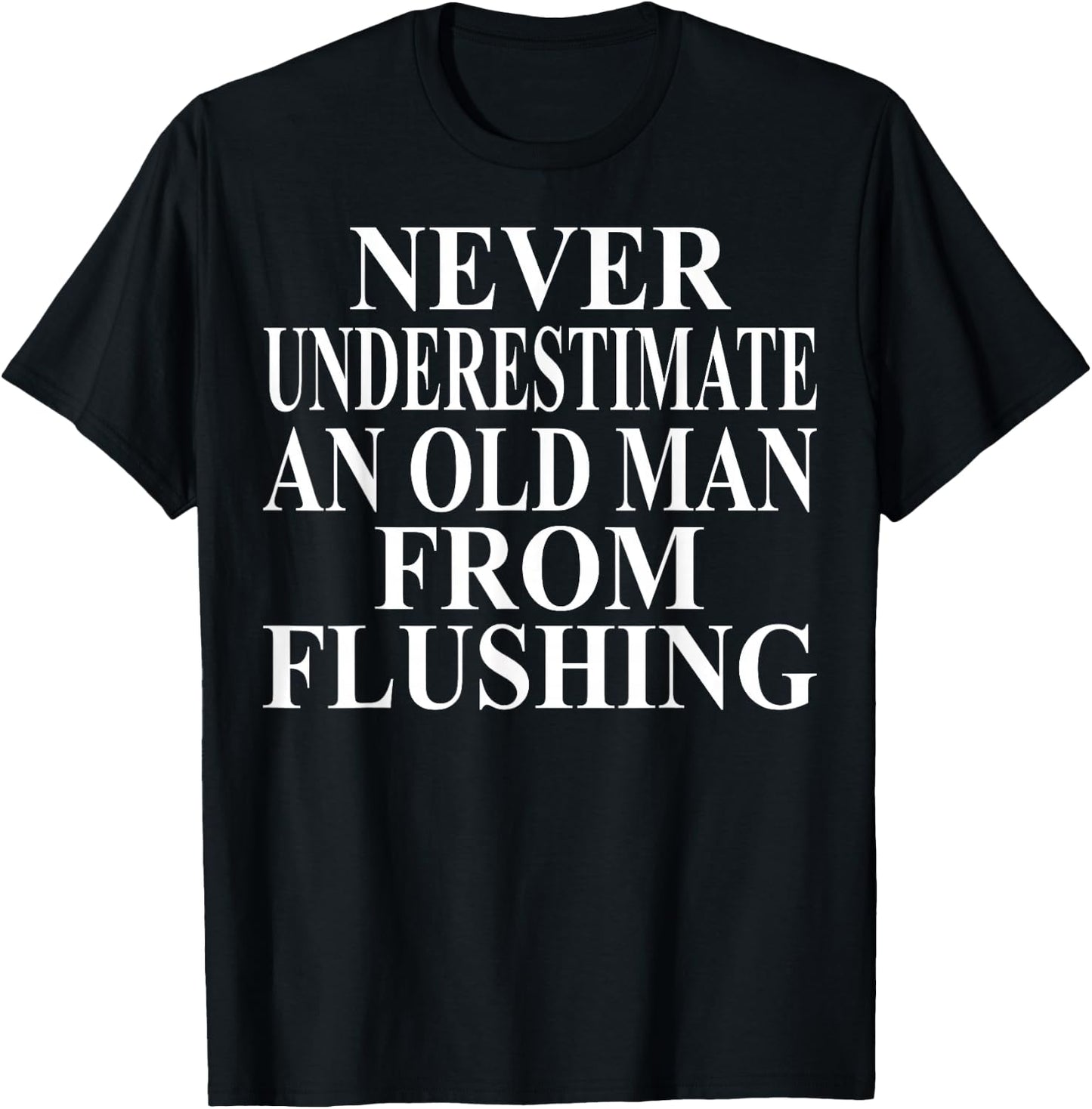 Flushing Apparel | Amazing Funny Queens Design T-Shirt - T-Shirt | Black