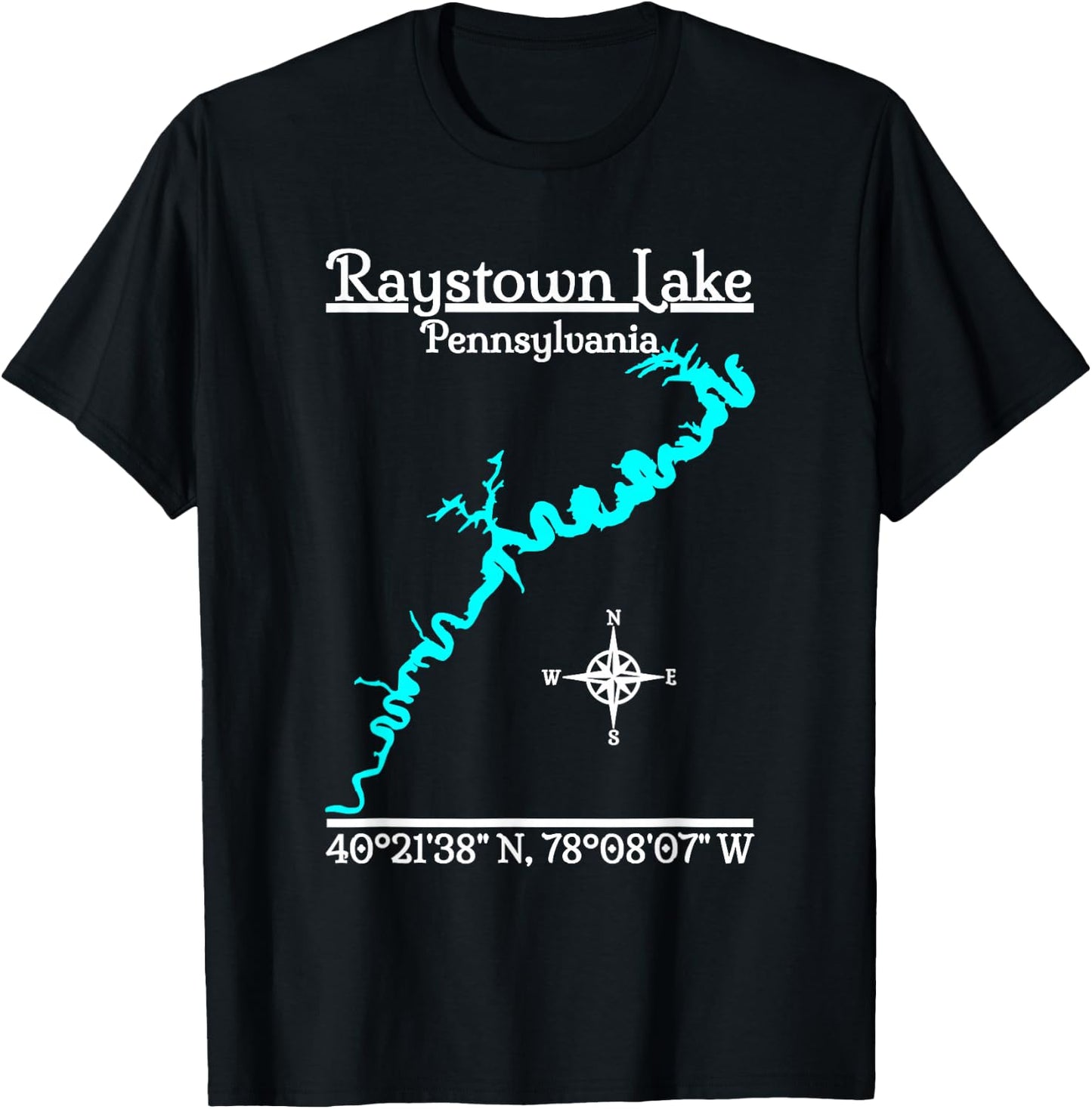 Raystown Lake, Pennsylvania T-Shirt - T-Shirt | Black