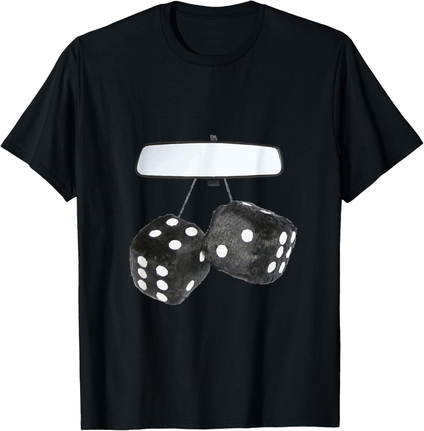 Fluffy Dice T-Shirt - T-Shirt | Black