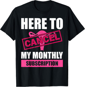 Funny Hysterectomy Design Girls Uterus Removal T-Shirt - T-Shirt | Black