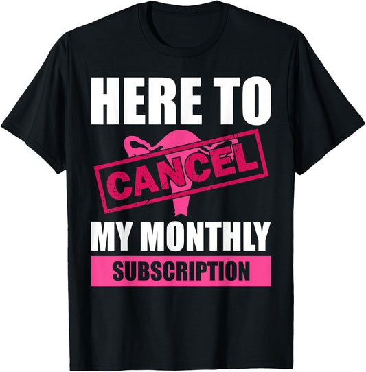 Funny Hysterectomy Design Girls Uterus Removal T-Shirt - T-Shirt | Black