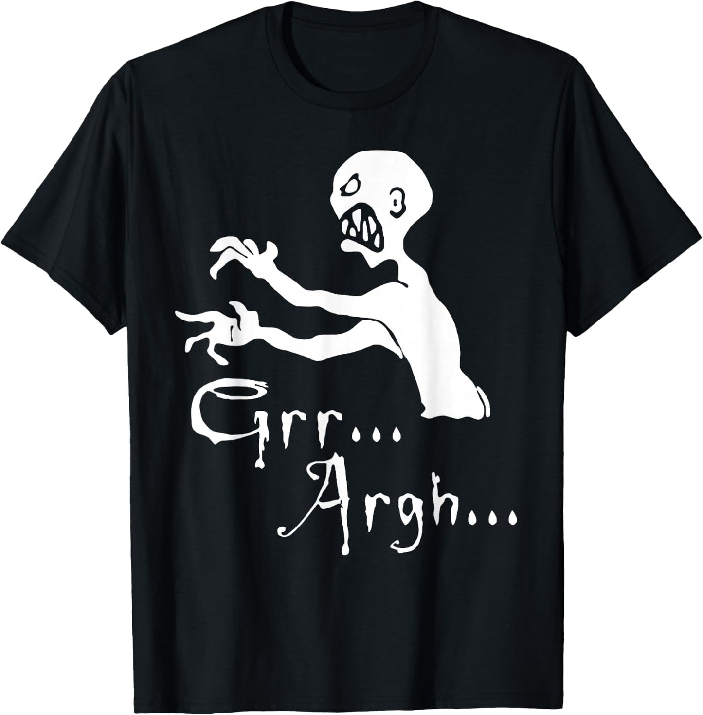 Zombie grr argh T-Shirt - T-Shirt | Black