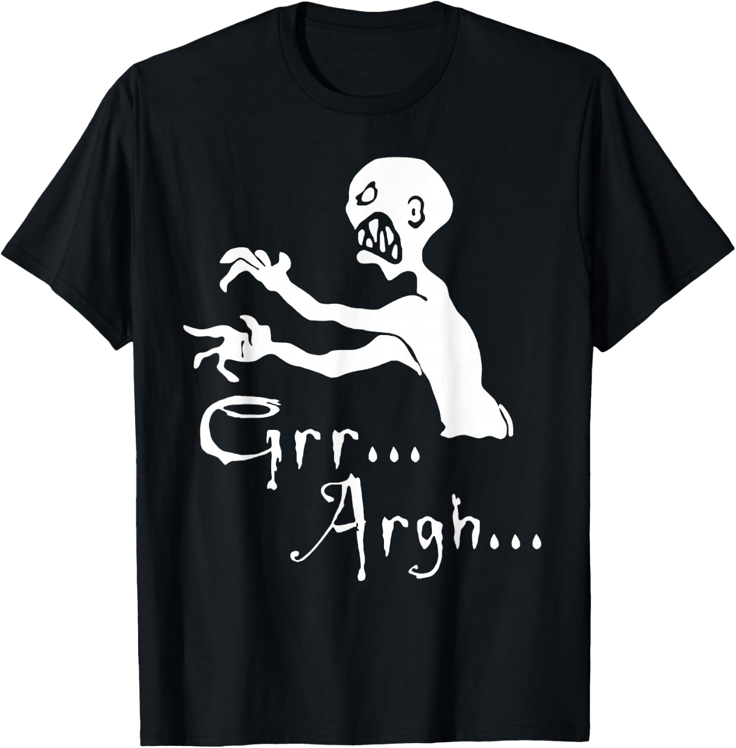 Zombie grr argh T-Shirt - T-Shirt | Black