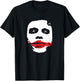 The Dark Knight Heath Ledger The Joker Face Paint Mask T-Shirt - T-Shirt | Black