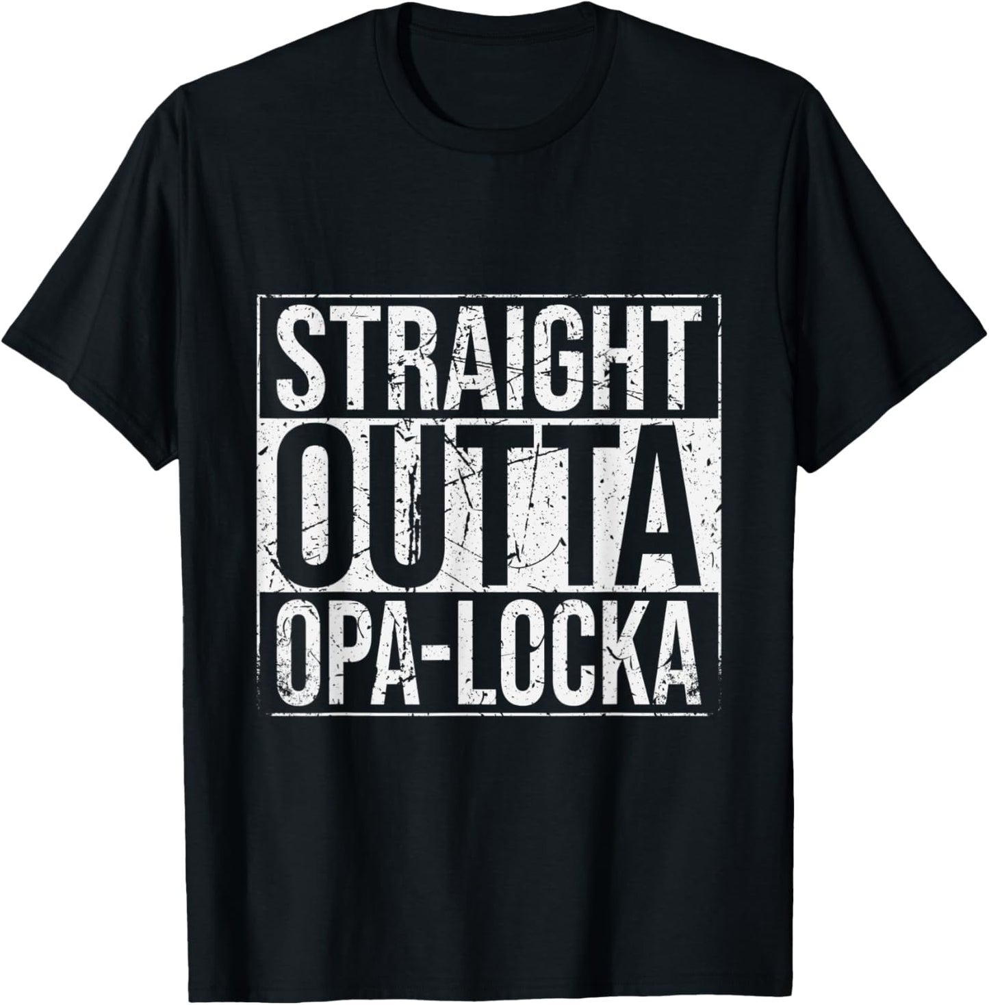 Straight Outta Opa-Locka Vintage T-Shirt - T-Shirt | Black