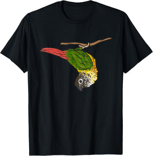Green Cheek Conure Parrot Bird Conure T-Shirt - T-Shirt | Black