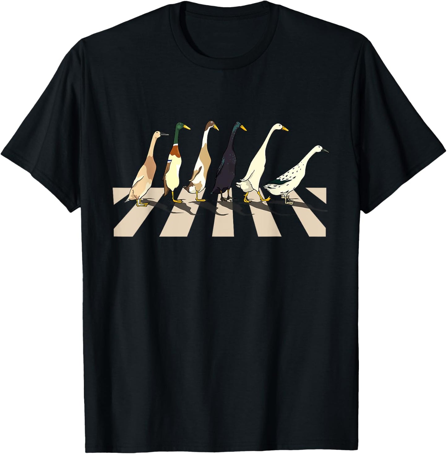 The Gooses Cute Ducks Love Animals Classic Arts Music Bands T-Shirt - T-Shirt | Black