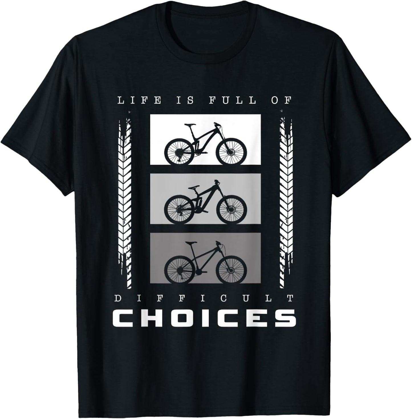 MTB Mountain Bike Apparel - MTB Mountain Bike T-Shirt - T-Shirt | Black