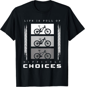 MTB Mountain Bike Apparel - MTB Mountain Bike T-Shirt - T-Shirt | Black