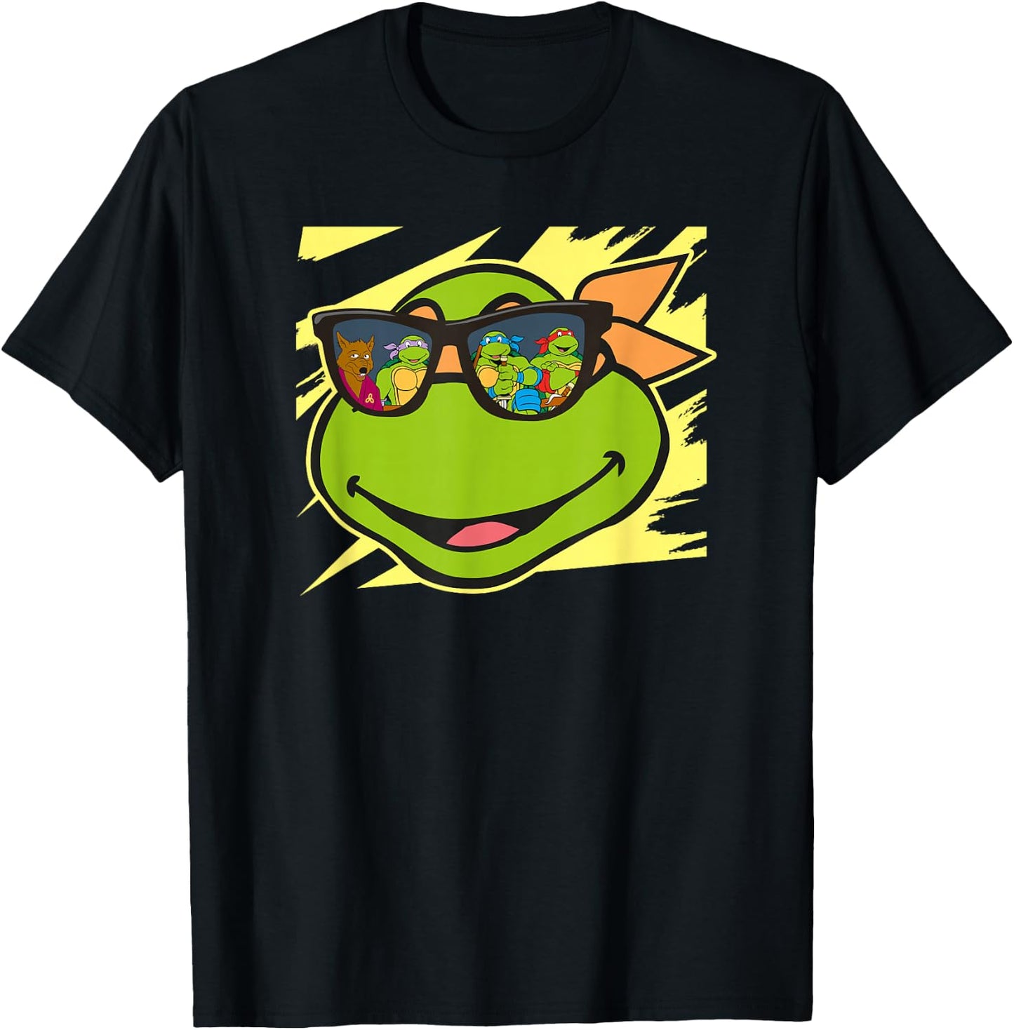 Mikey - Reflection in Sunglasses T-Shirt - T-Shirt | Black