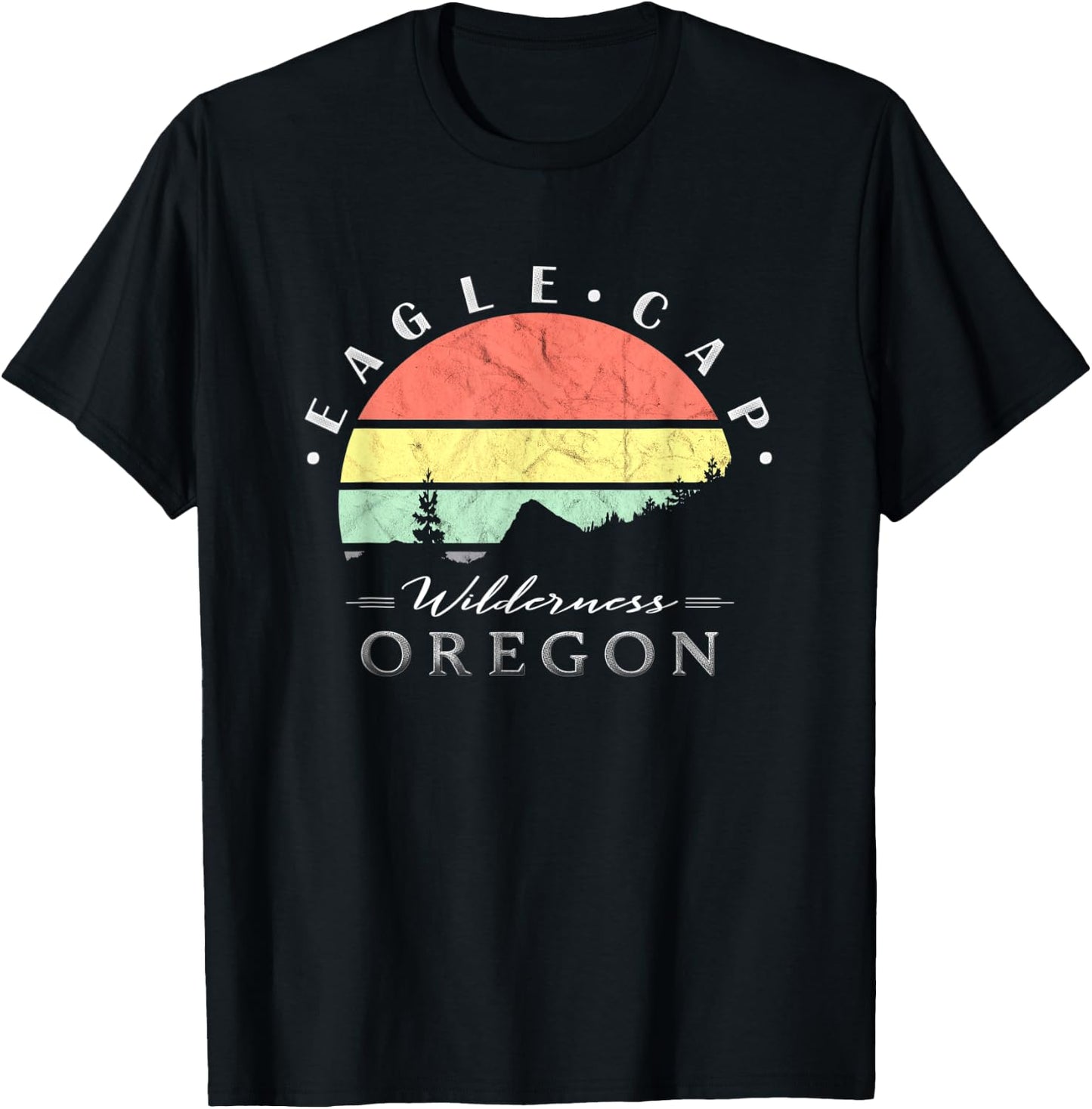 Eagle Cap Wilderness Oregon T-Shirt - T-Shirt | Black