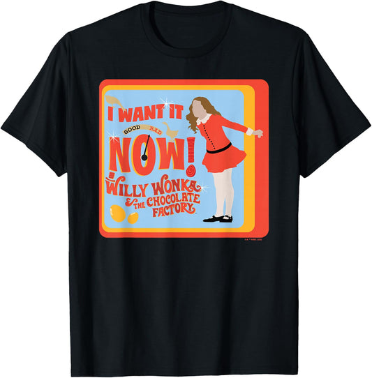 Willy Wonka & The Chocolate Factory - Veruca Salt T-Shirt - T-Shirt | Black