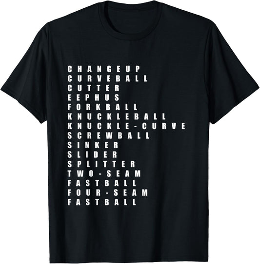 Pitcher Baseball Apparel - Baseball T-Shirt - T-Shirt | Black