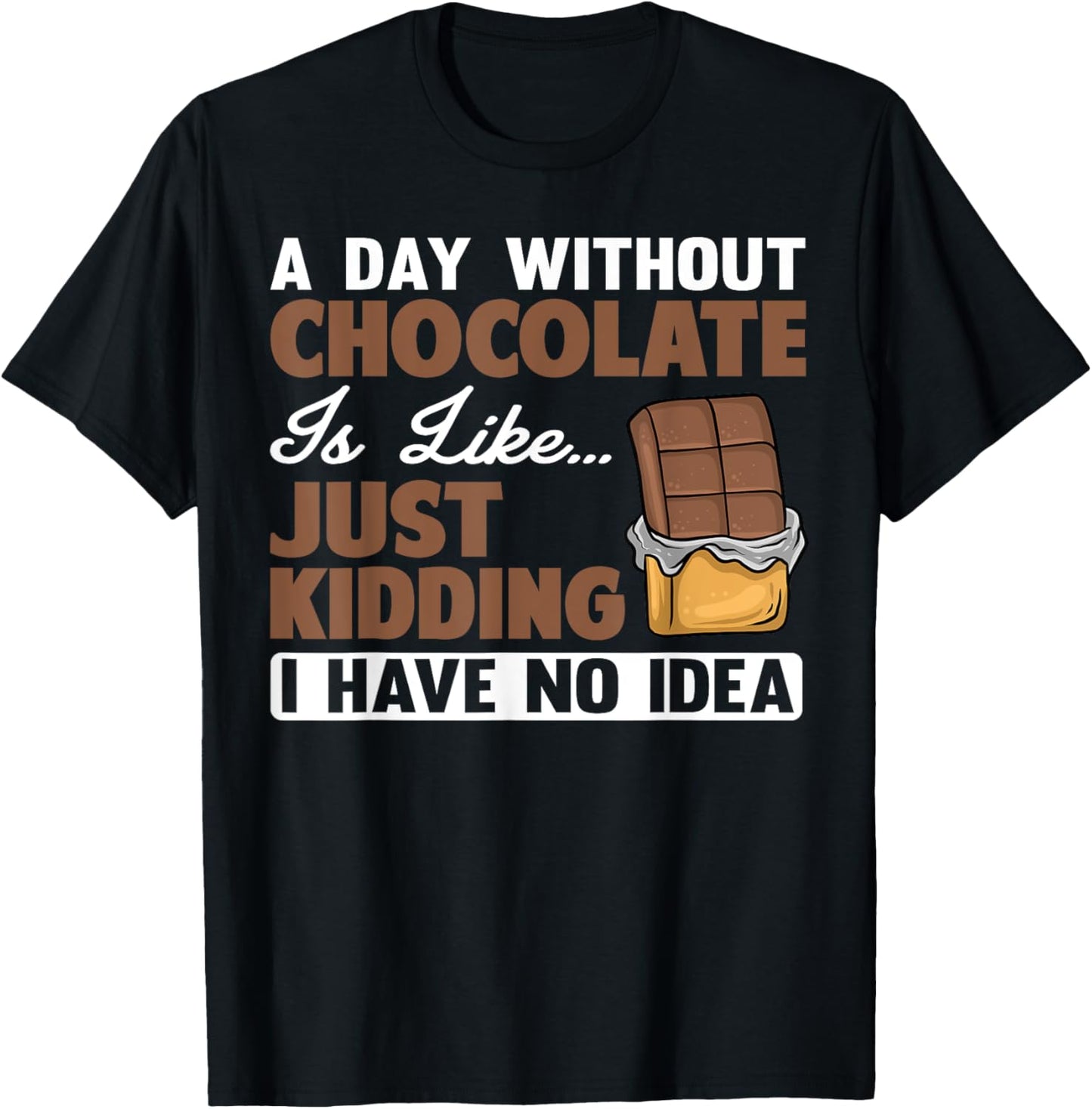 Cool Chocolate Women Dark Chocolate Lover Candy Bar T-Shirt - T-Shirt | Black