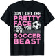 Cool Soccer Teen Girls Soccer Lover Player Sports T-Shirt - T-Shirt | Black