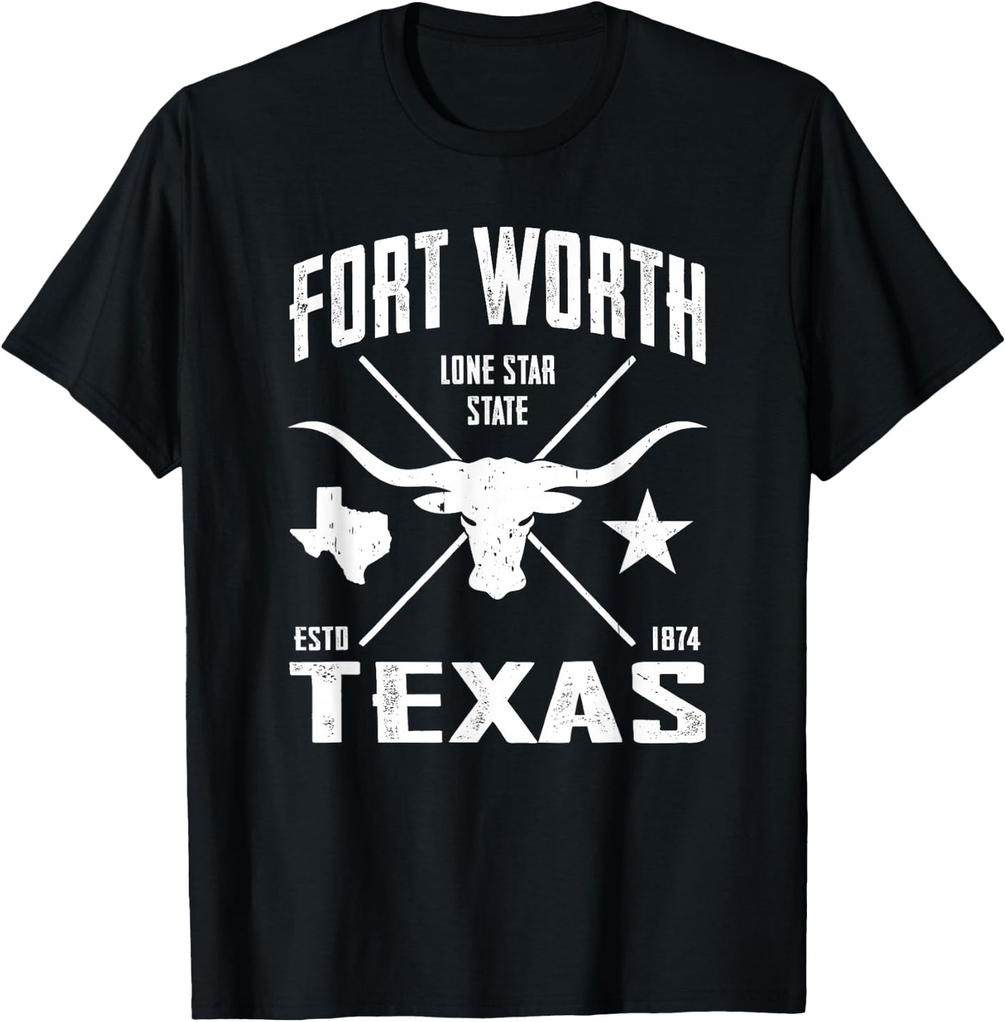 Fort Worth T-Shirt - T-Shirt | Black