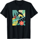 Toucan Bird Tropical Cute Palm Leaf Flower Beach Summer Kids T-Shirt - T-Shirt | Black